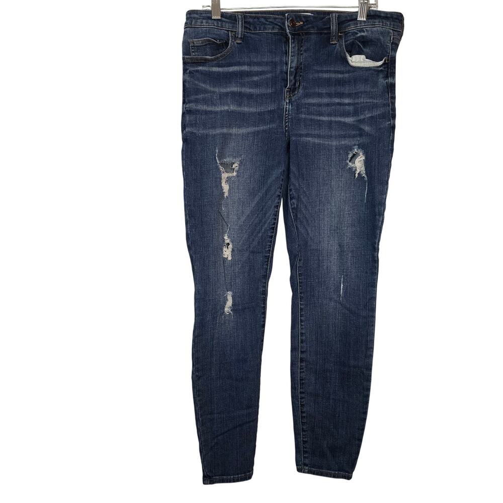 Studio Blue Skinny Distressed Y2K Vintage Jeans